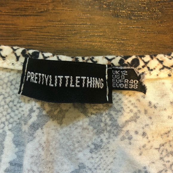 Snake Skin Flare Dress - Picture 3 of 5